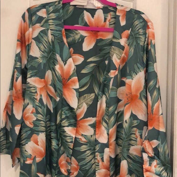 JADE BELTED KIMONO/ DUSTER long cardigan - Picture 5 of 6